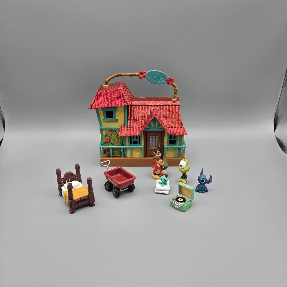Disney Animators Collection Littles Lilo & Stitch House Playset with Figures